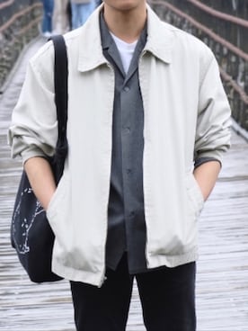 「BALANCE&HARMONY（バランスアンドハーモニー）のアイテム」を使った、27さん（メンズ・170cm）の秋コーディネート