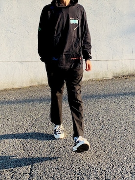 「THEE（シー）のアイテム（パンツ）」を使った、27さん（メンズ・170cm）の秋コーディネート