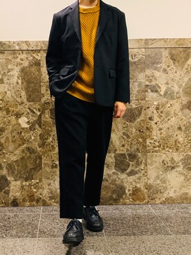 「VAINL ARCHIVE（ヴァイナルアーカイブ）のアイテム（ジャケット/アウター）」を使った、27さん（メンズ・170cm）の秋コーディネート