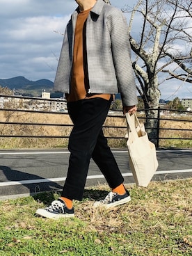 「ct70」｜「アイテム（ブルゾン）」を使った、27さん（メンズ・170cm）の冬コーディネート