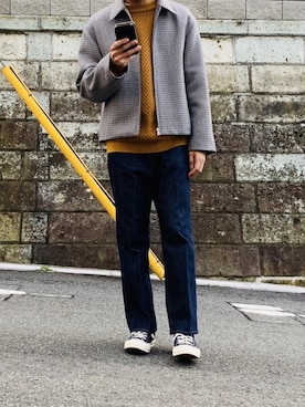 「ct70」｜「アイテム（ブルゾン）」を使った、27さん（メンズ・170cm）の冬コーディネート