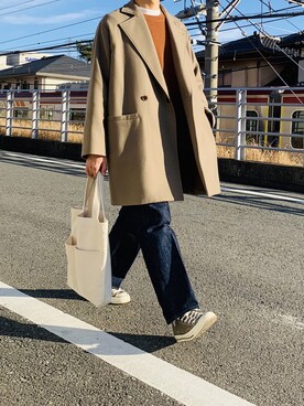 「CT70s」｜「アイテム（その他アウター）」を使った、27さん（メンズ・170cm）の冬コーディネート