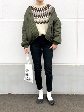 mikiteeさん（レディース・166cm）の冬コーディネート