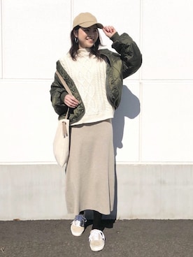 mikiteeさん（レディース・166cm）の冬コーディネート
