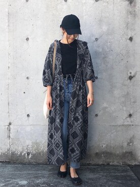 「ジーユーコーデ」｜「アイテム（ワンピース/ドレス）」を使った、mikiteeさん（レディース・166cm）の秋コーディネート