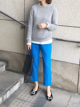 「Rename（リネーム）のアイテム（トップス）」を使った、mikiteeさん（レディース・166cm）の冬コーディネート