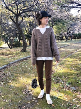 mikiteeさん（レディース・166cm）の冬コーディネート