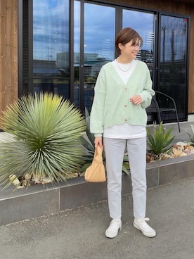 「シャーベットカラー」｜mikiteeさん（レディース・166cm）の冬コーディネート