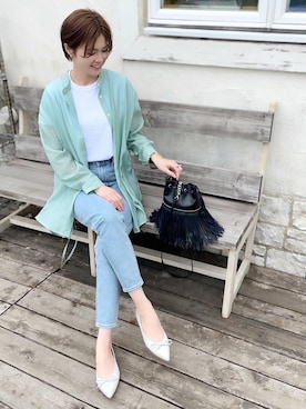 「リーバイス」｜mikiteeさん（レディース・166cm）の春コーディネート