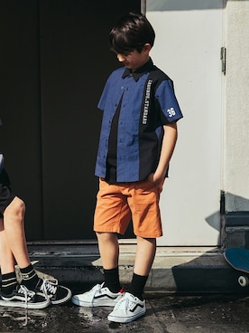 「アイテム（パンツ）」を使った、LEGURUS STANDARDさん（キッズ・139cm）の夏コーディネート