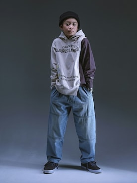 「アイテム（スウェット）」を使った、LEGURUS STANDARDさん（キッズ・142cm）の秋コーディネート