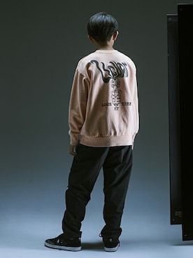 「ポリエステル」｜「アイテム（パンツ）」を使った、LEGURUS STANDARDさん（キッズ・145cm）の冬コーディネート