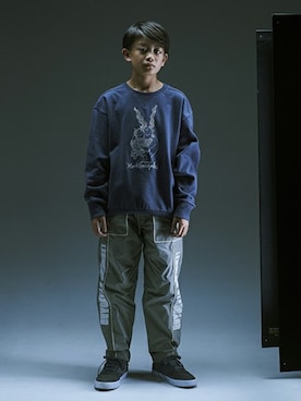 「ナイロンパンツ」｜LEGURUS STANDARDさん（キッズ・143cm）の秋コーディネート