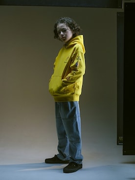 「アイテム（スウェット）」を使った、LEGURUS STANDARDさん（キッズ・142cm）の冬コーディネート