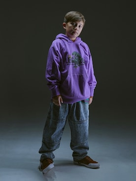 「アイテム（スウェット）」を使った、LEGURUS STANDARDさん（キッズ・135cm）の冬コーディネート