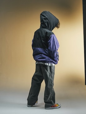 「ナイロンパーカー」｜LEGURUS STANDARDさん（キッズ・135cm）の春コーディネート