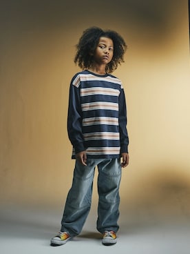 「アイテム（パンツ）」を使った、LEGURUS STANDARDさん（キッズ・135cm）の冬コーディネート