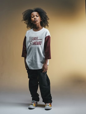 「ワッフル」｜LEGURUS STANDARDさん（キッズ・135cm）の春コーディネート