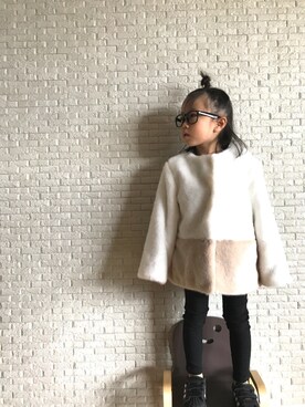「真顔」｜*Riro*さん（キッズ・100cm）の秋コーディネート