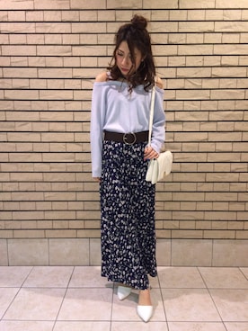 「SpRay（スプレイ）のアイテム（パンツ）」を使った、SpRay札幌ＰＡＳＥＯさん（レディース・155cm）の冬コーディネート