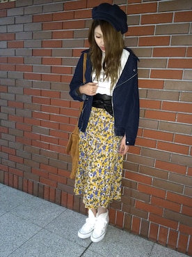 「SpRay（スプレイ）のアイテム」を使った、SpRay札幌ＰＡＳＥＯさん（レディース・165cm）の春コーディネート