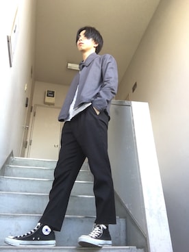 「古着好きフォローしてください！」｜K.Fさん（メンズ・164cm）の春コーディネート