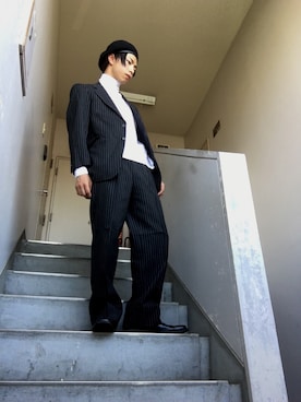 「きれいめスタイル」｜「アイテム（その他アウター）」を使った、K.Fさん（メンズ・164cm）の春コーディネート