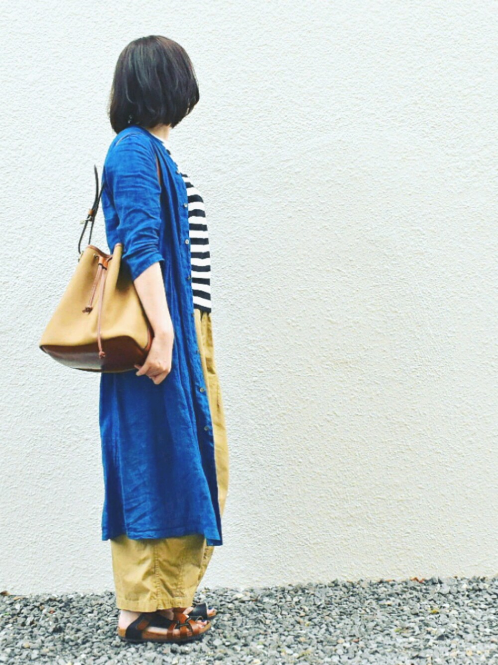 BLUE BLUE JAPANのワンピースを使った人気ファッションコーディネート