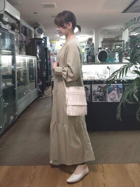 ティアードワンピース の人気ファッションコーディネート 年齢 50歳 54歳 Wear