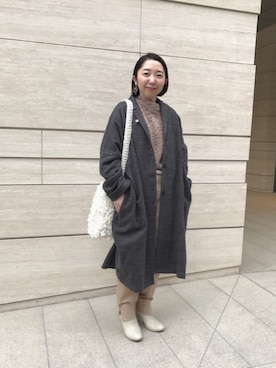 「アイテム（イヤリング）」を使った、congespayesADIEUTRISTESSEさん（レディース・148cm）の冬コーディネート