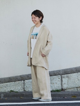 「ADIEU TRISTESSE」｜「アイテム（ジャケット/アウター）」を使った、congespayesADIEUTRISTESSEさん（レディース・157cm）の夏コーディネート