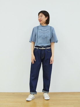 「ADIEU TRISTESSE（アデュートリステス）のアイテム」を使った、congespayesADIEUTRISTESSEさん（レディース・162cm）の夏コーディネート