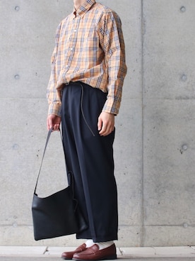 「417 EDIFICE（フォーワンセブンエディフィス）のアイテム（ローファー）」を使った、なおさん（メンズ・175cm）の春コーディネート