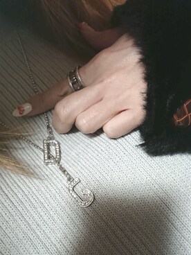 「D&G（ディーアンドジー）のアイテム（アクセサリー）」を使った、めぐ姫さん（レディース・158cm）の冬コーディネート