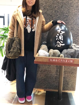 つ服さん（レディース・166cm）の冬コーディネート