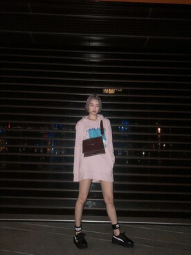 「FentyPumaByRihanna」｜Emily  1倫さん（レディース・167cm）の春コーディネート