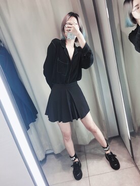 「FentyPumaByRihanna」｜Emily  1倫さん（レディース・167cm）の夏コーディネート