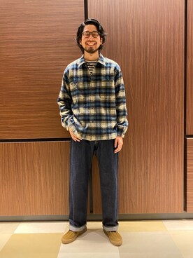 「Scye（サイ）のアイテム（パンツ）」を使った、imutaさん（メンズ・178cm）の秋コーディネート