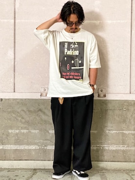 「Right-on（ライトオン）のアイテム」を使った、かねちさん（メンズ・169cm）の夏コーディネート