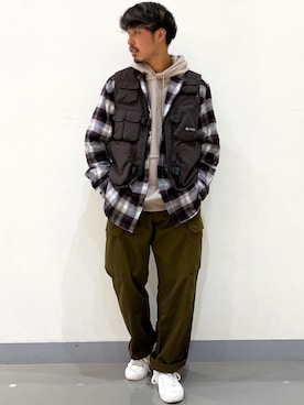 かねちさん（メンズ・169cm）の秋コーディネート