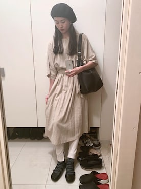 「KBF BOX（ケービーエフ ボックス）のアイテム」を使った、HARUKA  さん（レディース・171cm）の秋コーディネート