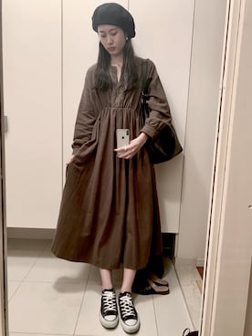 「KBF BOX（ケービーエフ ボックス）のアイテム」を使った、HARUKA  さん（レディース・171cm）の秋コーディネート