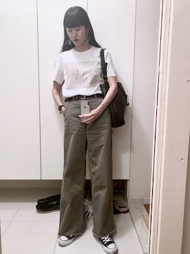 「KBF BOX（ケービーエフ ボックス）のアイテム」を使った、HARUKA  さん（レディース・171cm）の秋コーディネート