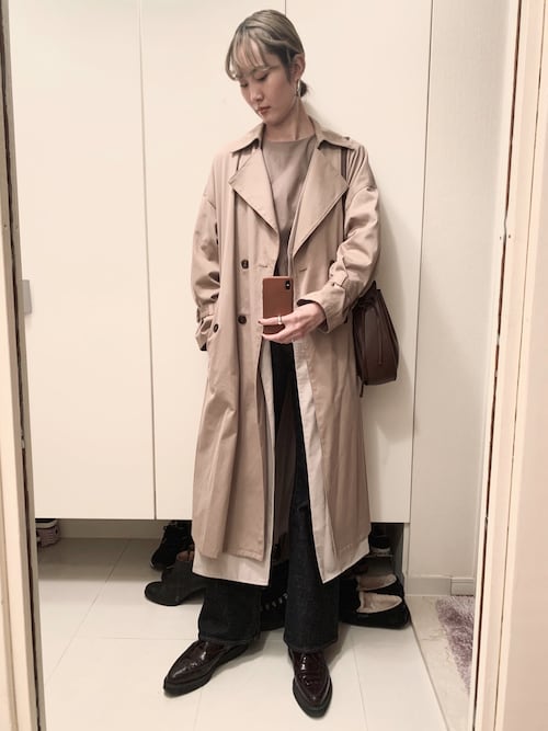 Haruka Sense Of Place By Urban Researchのトレンチコートを使ったコーディネート Wear