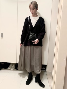 HARUKA  さん（レディース・171cm）の冬コーディネート