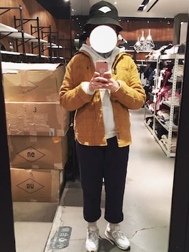 「PENFIELD USA（ペンフィールドユーエスエー）のアイテム」を使った、白胖哲さん（レディース・168cm）の冬コーディネート