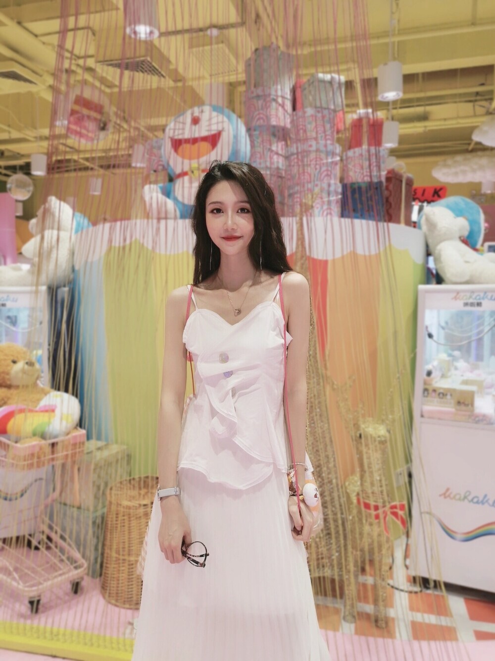 「ootd、夏」｜「Calvin Kleinのアイテム（アナログ腕時計、ブルー系）」を使った、Keroro樂樂如さん（レディース・173cm）の夏コーディネートの1枚目の写真