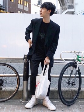 「AVALONE（アヴァロン）のアイテム」を使った、な〜ささん（メンズ・170cm）の秋コーディネート