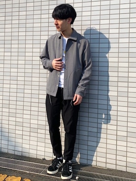 「Discoat Parisien（ディスコートパリシアン）のアイテム（その他アウター）」を使った、な〜ささん（メンズ・170cm）の春コーディネート