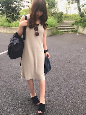 「Cheek（チーク）のアイテム（帽子）」を使った、ほなっちょ🐷さん（レディース・162cm）の夏コーディネート